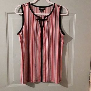Liz Claiborne Striped Top M
